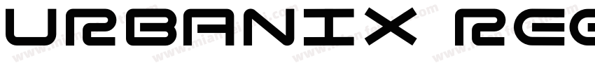 Urbanix Regular字体转换